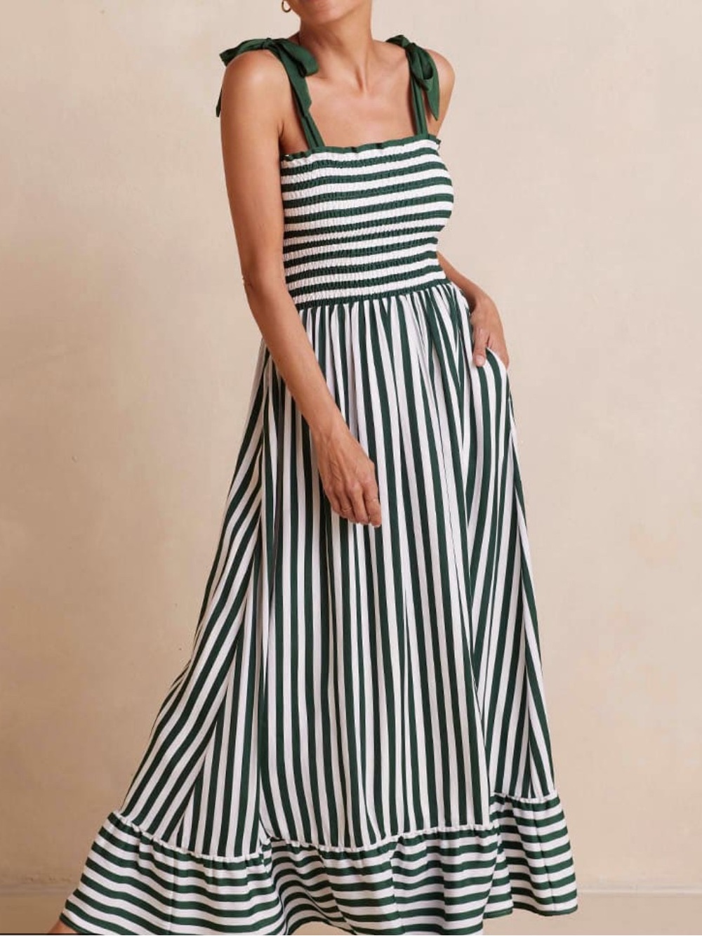 Summersalt Smocked Maxi Dress